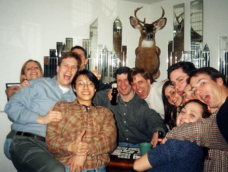 partying it up at my 30th birthday