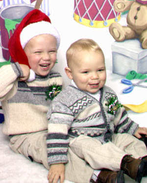 Nicholas & Raymond - Christmas 2001