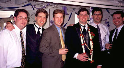[Mike, me, Nicolai, Tom, Ferd & JC at Tom's wedding]