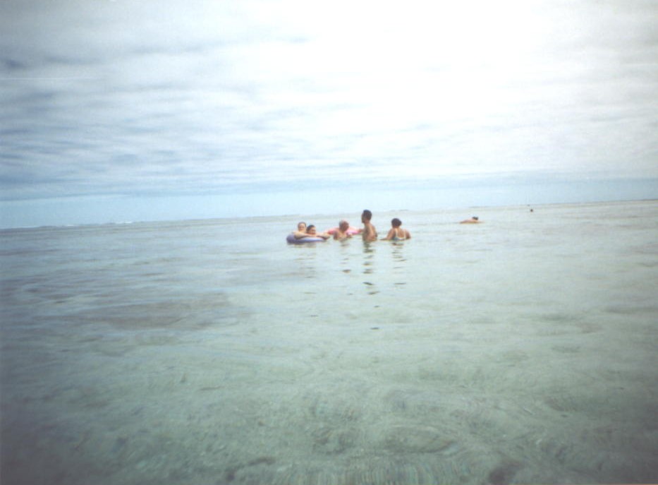 Snorkeling and swimming in Tahiti