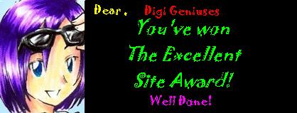 Aren't they just SO sweet? This is like my second award from them, and it's Kenny!