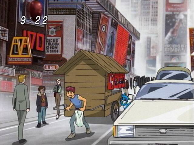 Davis, a travling noodle shop man. How low can ya get?