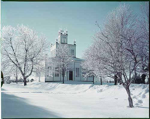 Sharon Temple in Winter