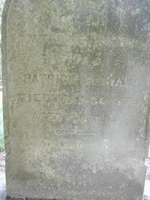 Catherine Losty, wife of Patrick Behan