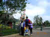 outside Cinderella's Castle