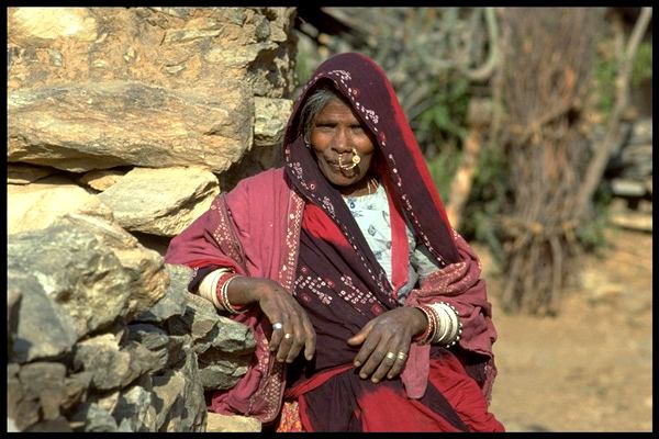 woman in Rajasthan, India