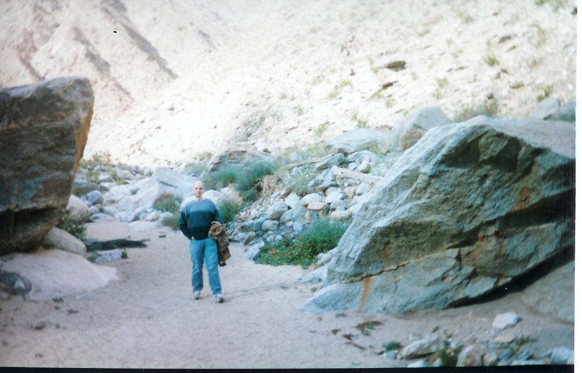 Jeff amongst the rocks