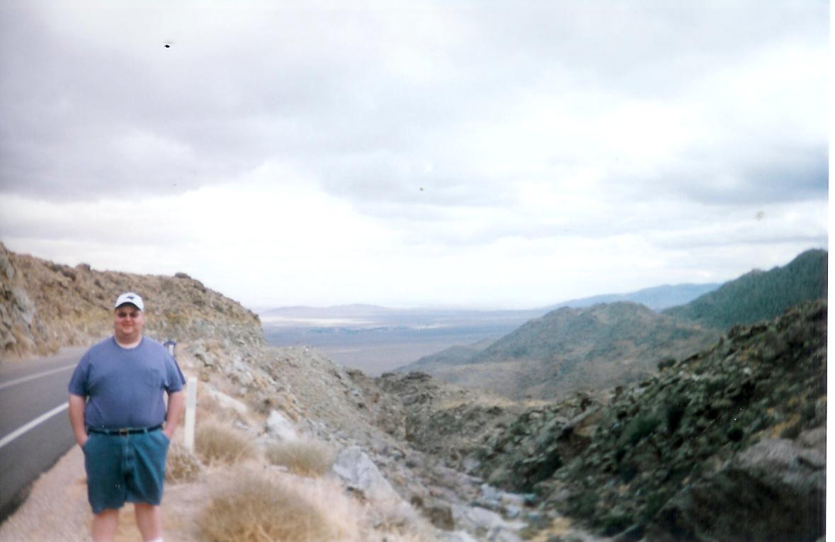 I am surveying the desert