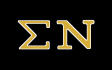 Sigma Nu in Greek letters