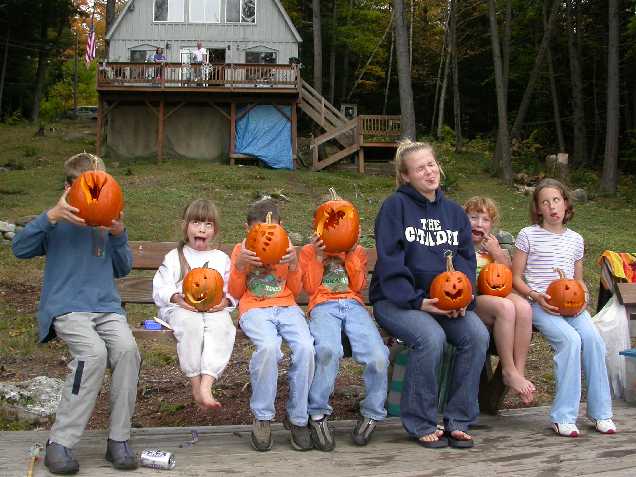 The Pumpkin carving kids