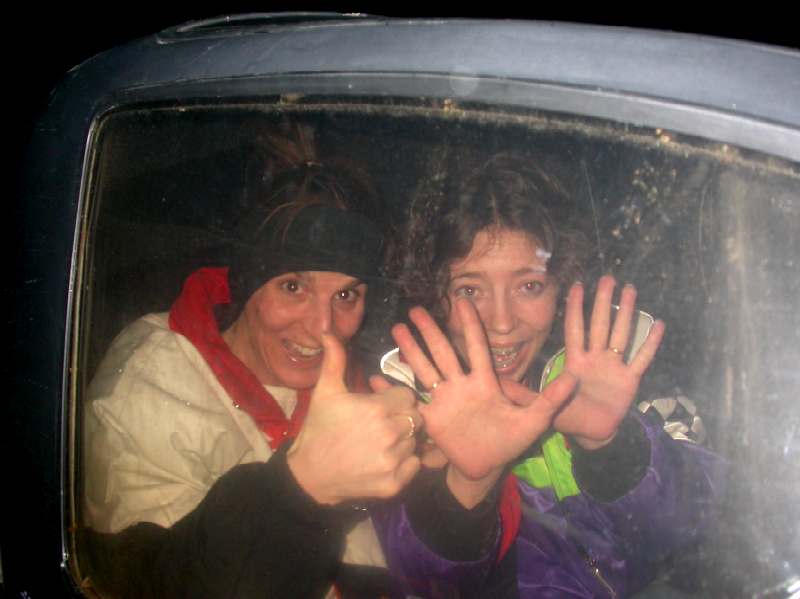 Stephie baby and Vicky in the space shuttle