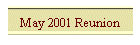 May 2001 Reunion