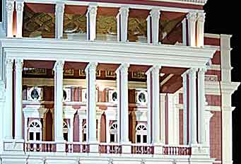 Manaus Opera House Balcony at night