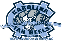Listen to Any Tar Heel Basketball & Football Game Live Coverage Starts 1 Hour Before The Game.