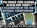 Legends In Blue - A Celebration of the 1982 National Championship - North Carolina DVD For $24.95