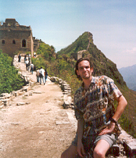 At the Great Wall. Simatai. Who is that long-haired, hippie freak?