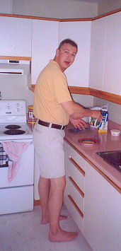 Darryl Fillier at home in Torbay. Yes, Darryl, I like to surprise people.
