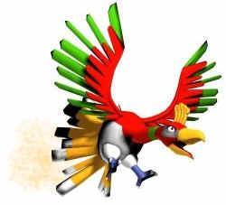 It's the great phoenix, Ho-oh!