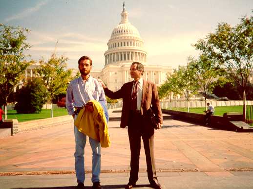 The Capital 1990 with my son Jacek