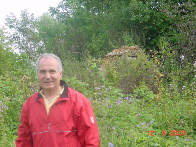Parszow. Poland  Here was my family noble house 16th  century home of the Kosinski's  family  vanished-this what is left.  Summer 2000 . 