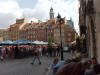 Warsaw's Market Square and the Warsaw�s Castle 