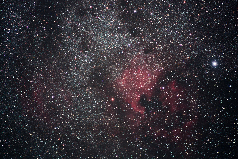 NGC7000 The North American and Pelican Nebulas