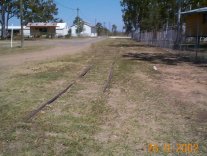 Trackwork near Gavial Ck Wharf