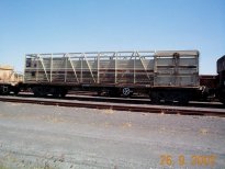 Cattle wagon at Rocky