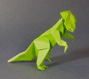hadrosaurus back to prehistoric origami