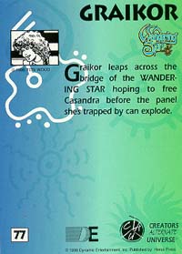 Back of card