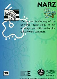 Back of card