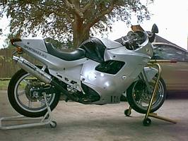 This are the pictures of my bike on fire