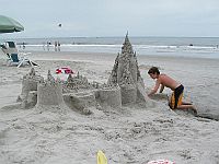 Sandcastle at Myrtle Beach, South Carolina. Click to enlarge.