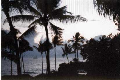 Dusk at the Kaanapali Beach