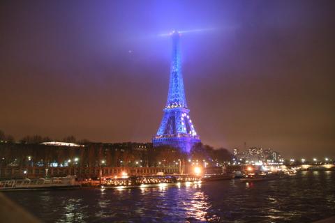 Tower in the night