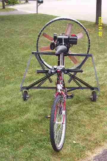 fan powered bicycle