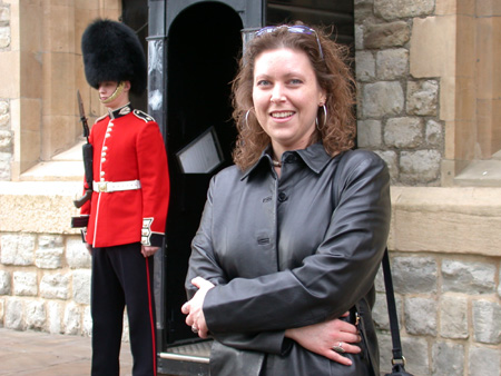 Royal Guards have seen it all, so I just smiled. ;)