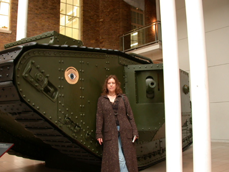Another very cool tank, tho' I do not look incredibly happy here :P