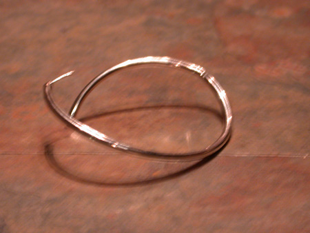My earring after going through the dungeon.....muwahahahahaha!