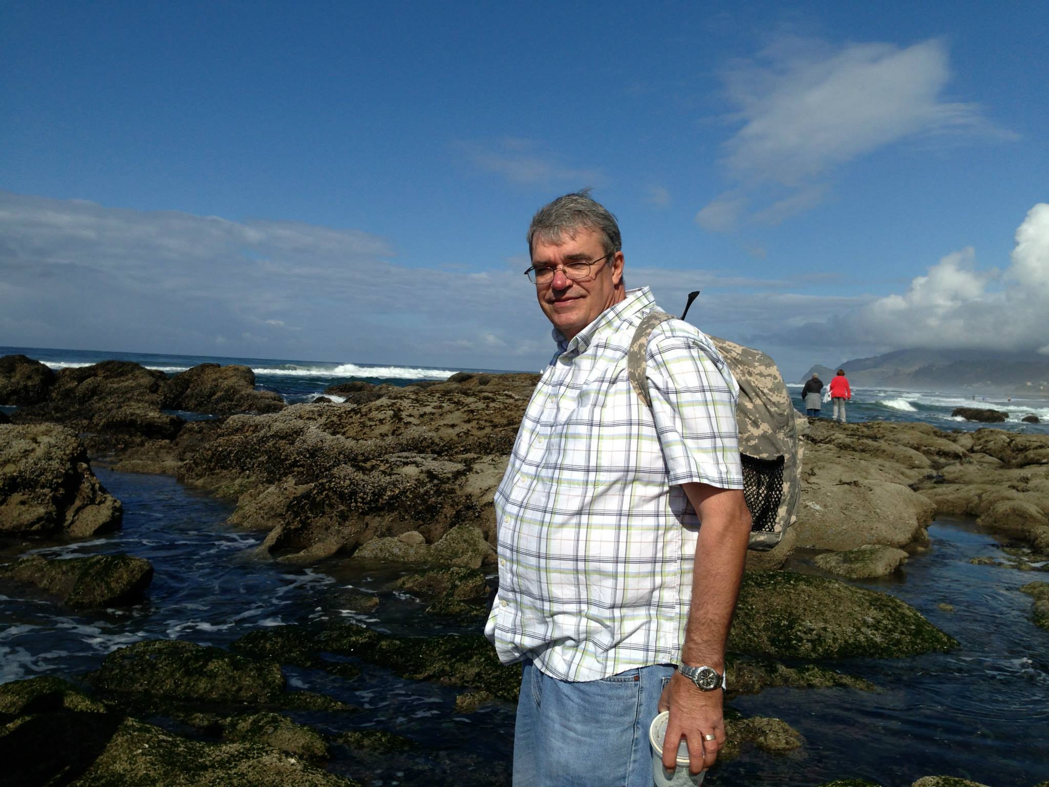 at the sea shore