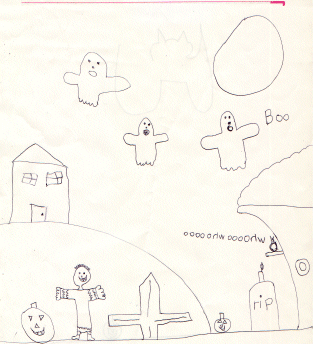 Graveyard scene