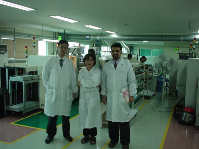 This is Innerteck Co. located at Gimje, a place 5 hours away from Seoul. We have Miss Ellen Shin at the middle. She is the Overseas Manager for this development.