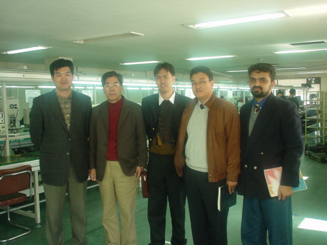 Our team is here with Greentech Production Company President Mr.Kim (2nd from left)and Radix Product Manager Mr.Dylan Shin (4th from Left).
