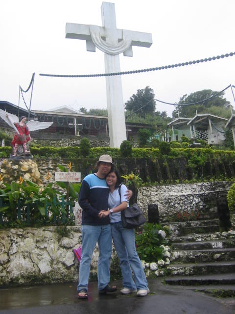 This was at the Mayon Resthouse which is located halfway the Huge Volcano. This is asn active one.