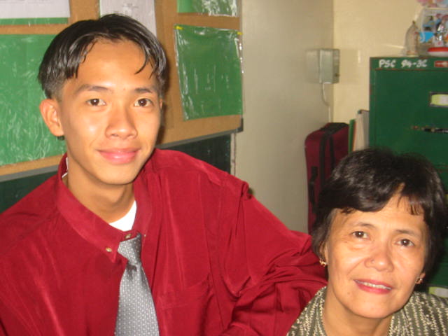This was at Wilfried's Junior-Senior Prom...
