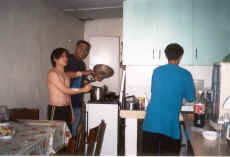 SSS Village Marikina with colleagues from BK - Dec. 2001
