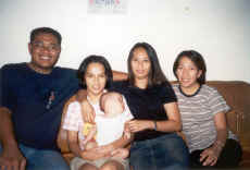 SSS Village Marikina with colleagues from BK - Dec. 2001