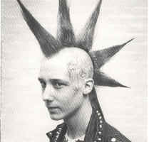 Mohawk Hairstyle - common style among punks
