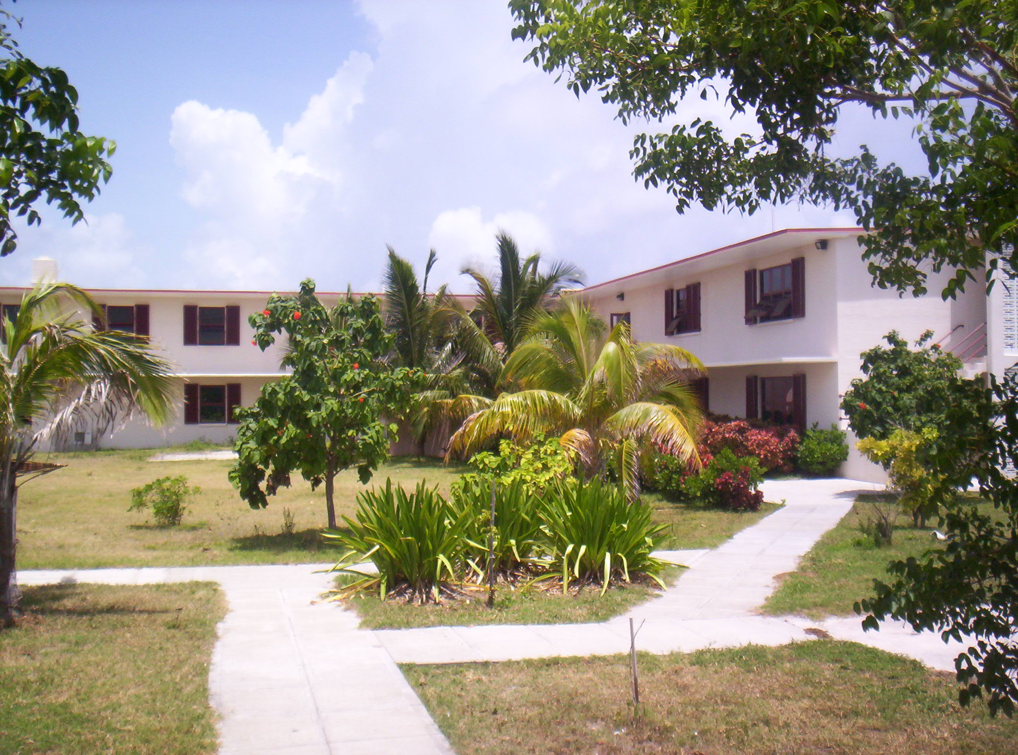 Back of College Main Building
