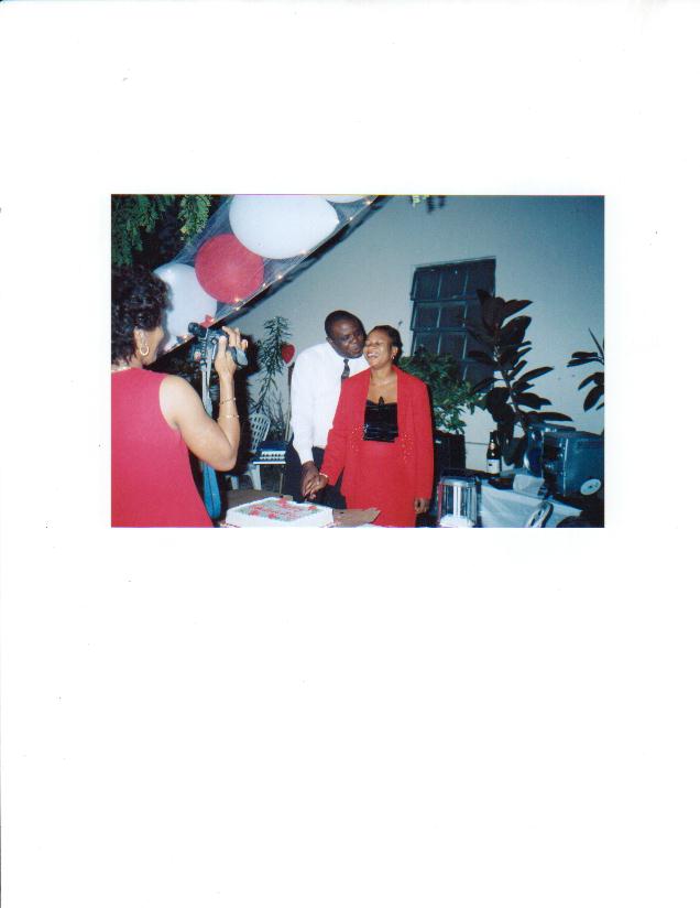 Cutting Cake With My Wife As Best Couple